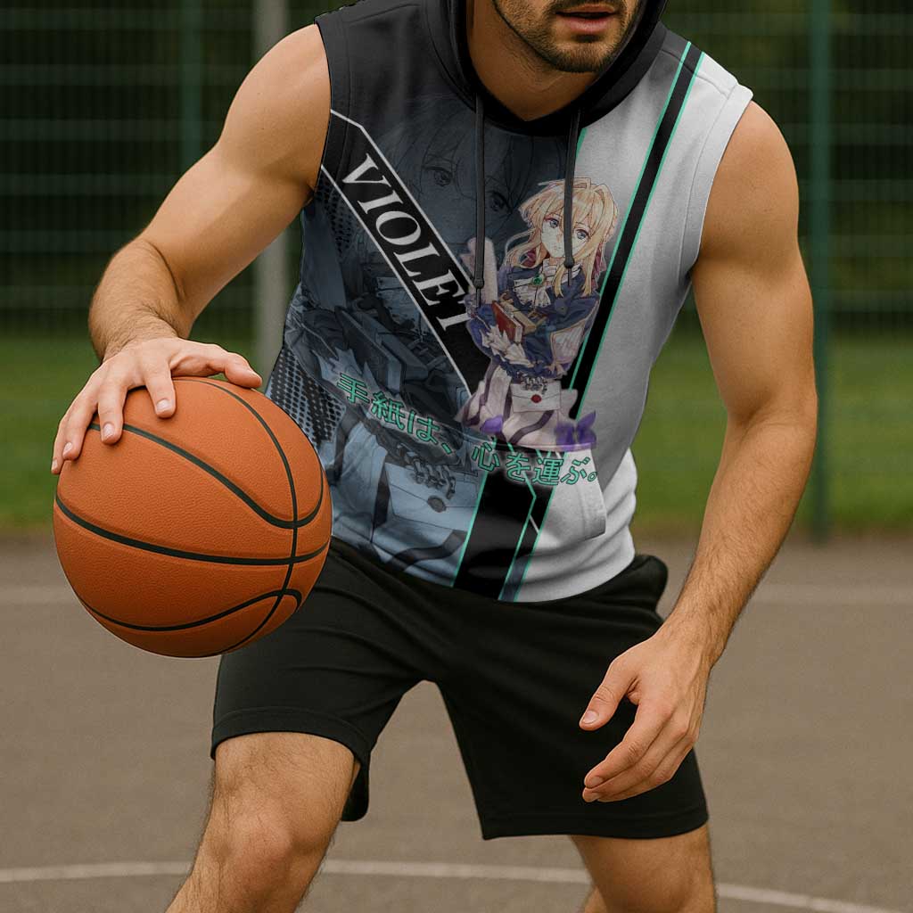 Violet Evergarden Sleeveless Hoodie Emotional Anime Romanticism Style