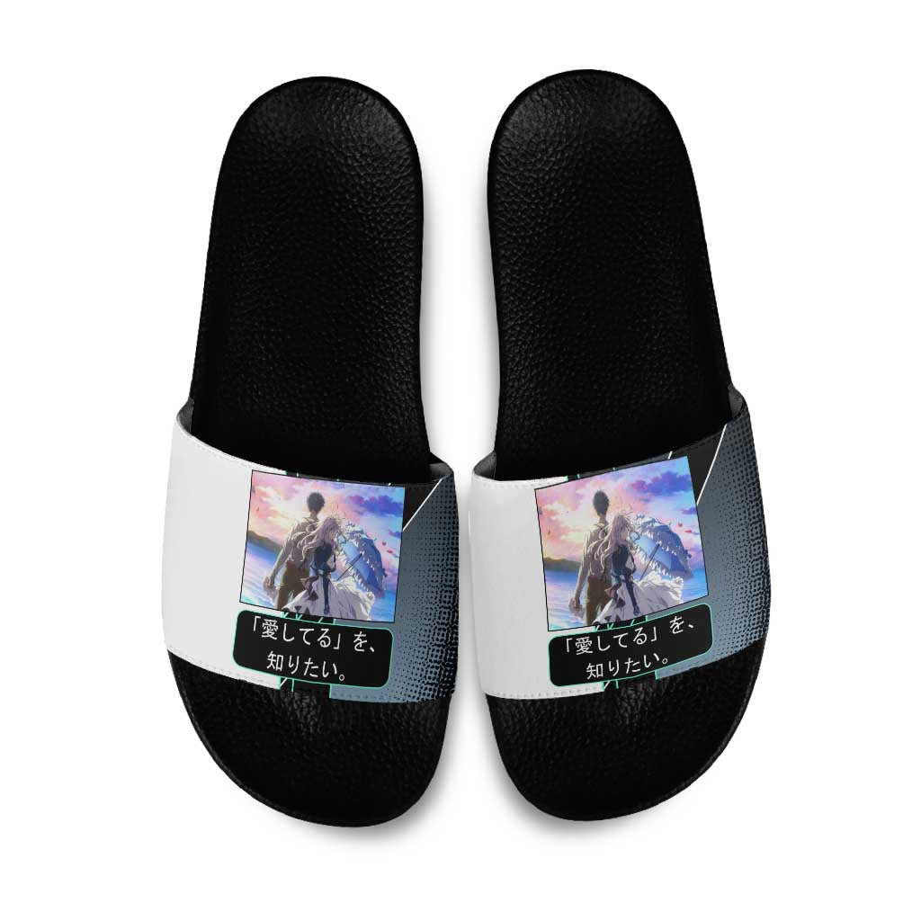 Violet Evergarden Slide Sandals Emotional Anime Romanticism Style