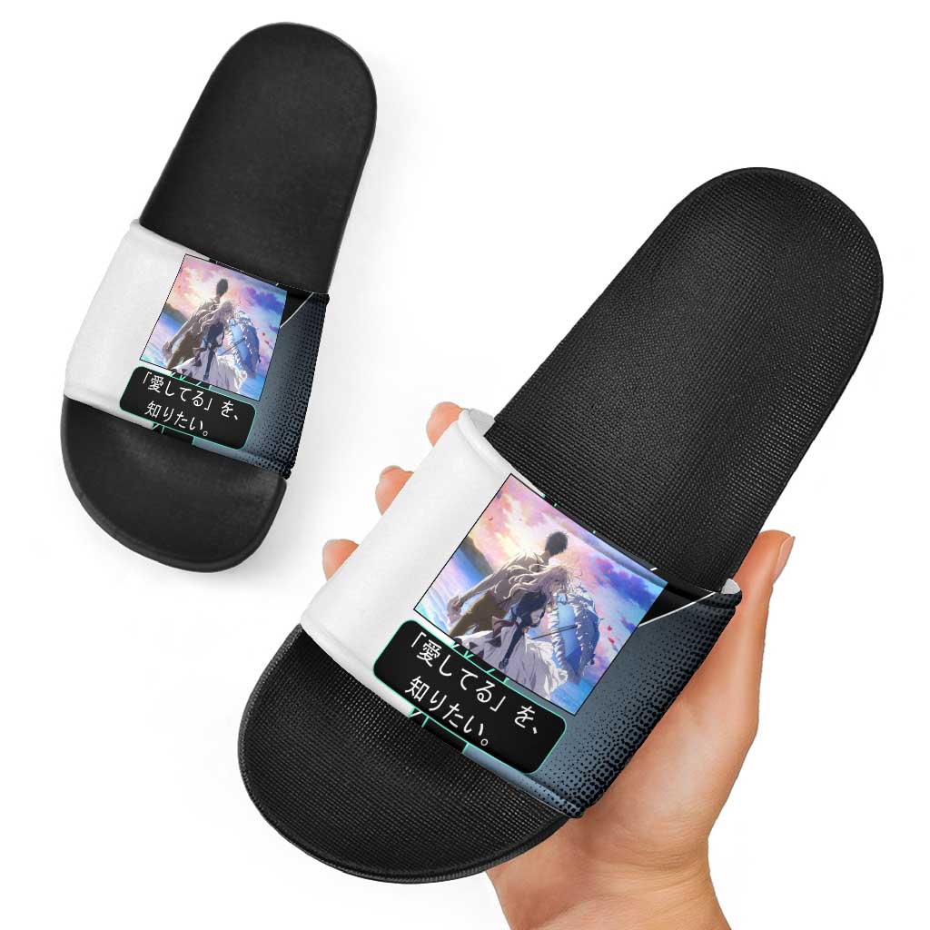 Violet Evergarden Slide Sandals Emotional Anime Romanticism Style