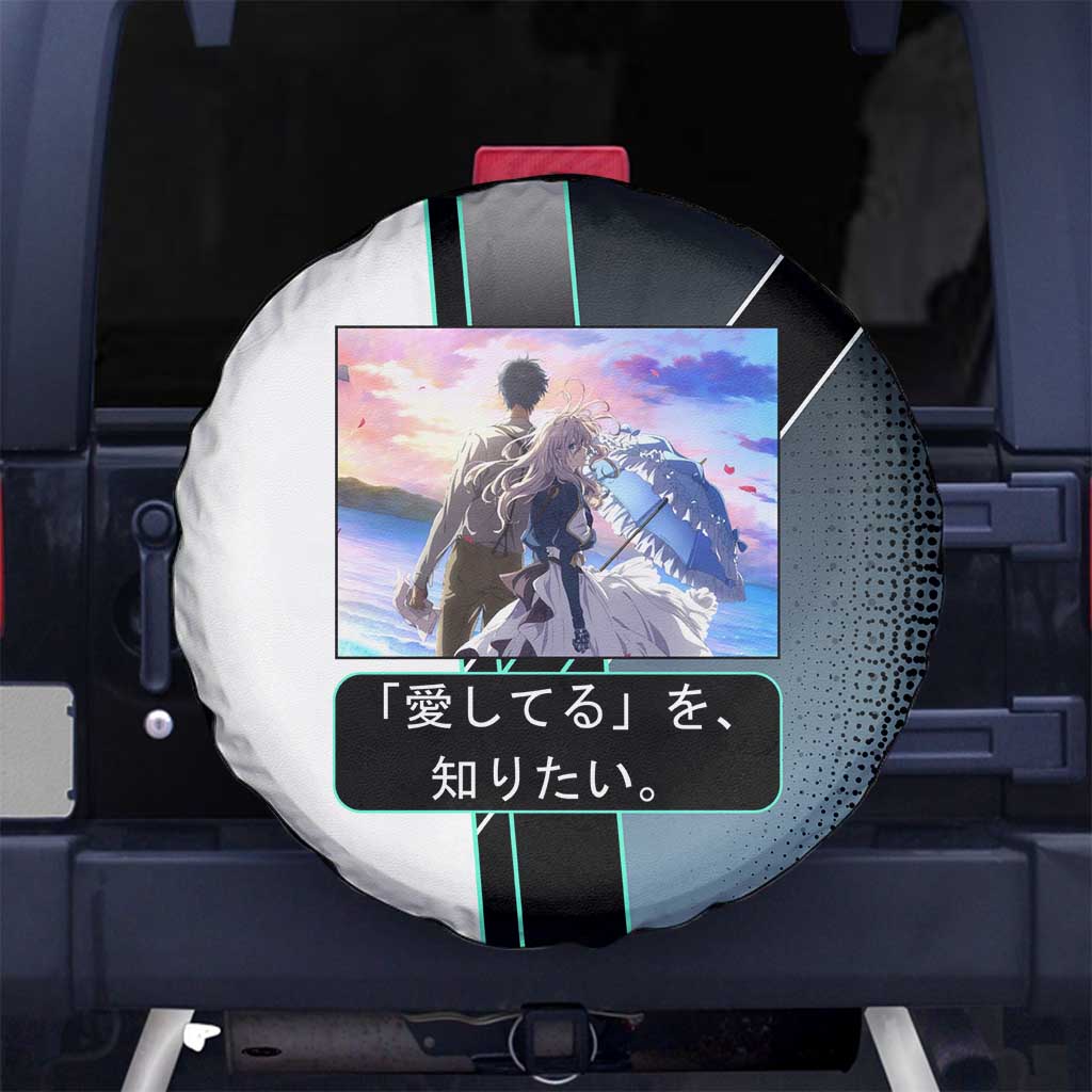 Violet Evergarden Spare Tire Cover Emotional Anime Romanticism Style
