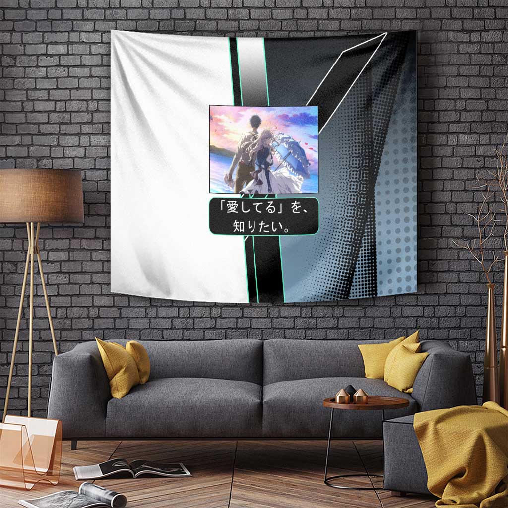 Violet Evergarden Tapestry Emotional Anime Romanticism Style