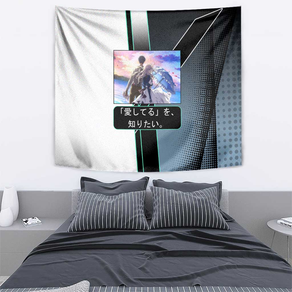 Violet Evergarden Tapestry Emotional Anime Romanticism Style