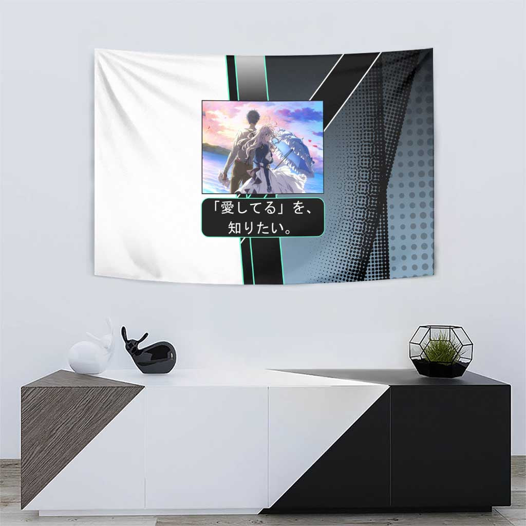 Violet Evergarden Tapestry Emotional Anime Romanticism Style