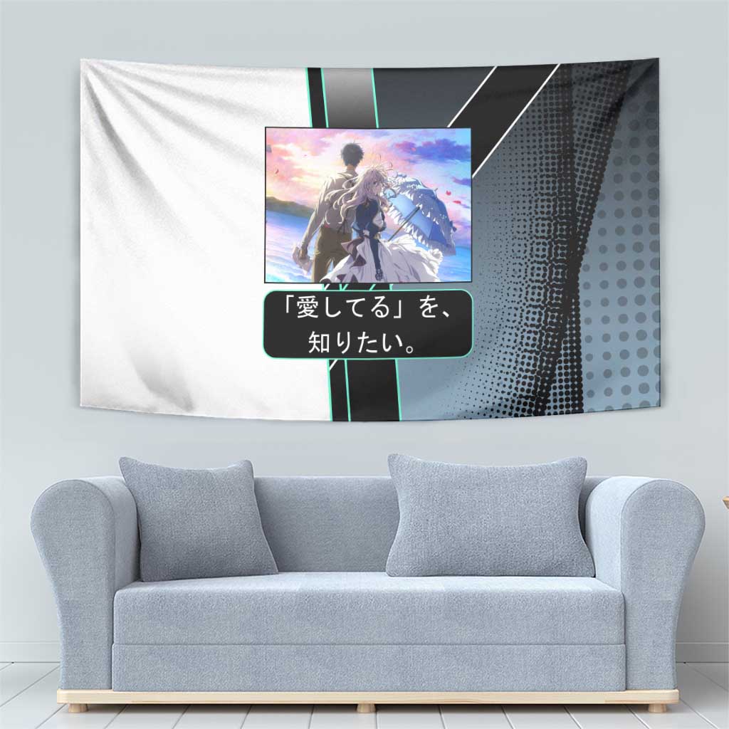 Violet Evergarden Tapestry Emotional Anime Romanticism Style