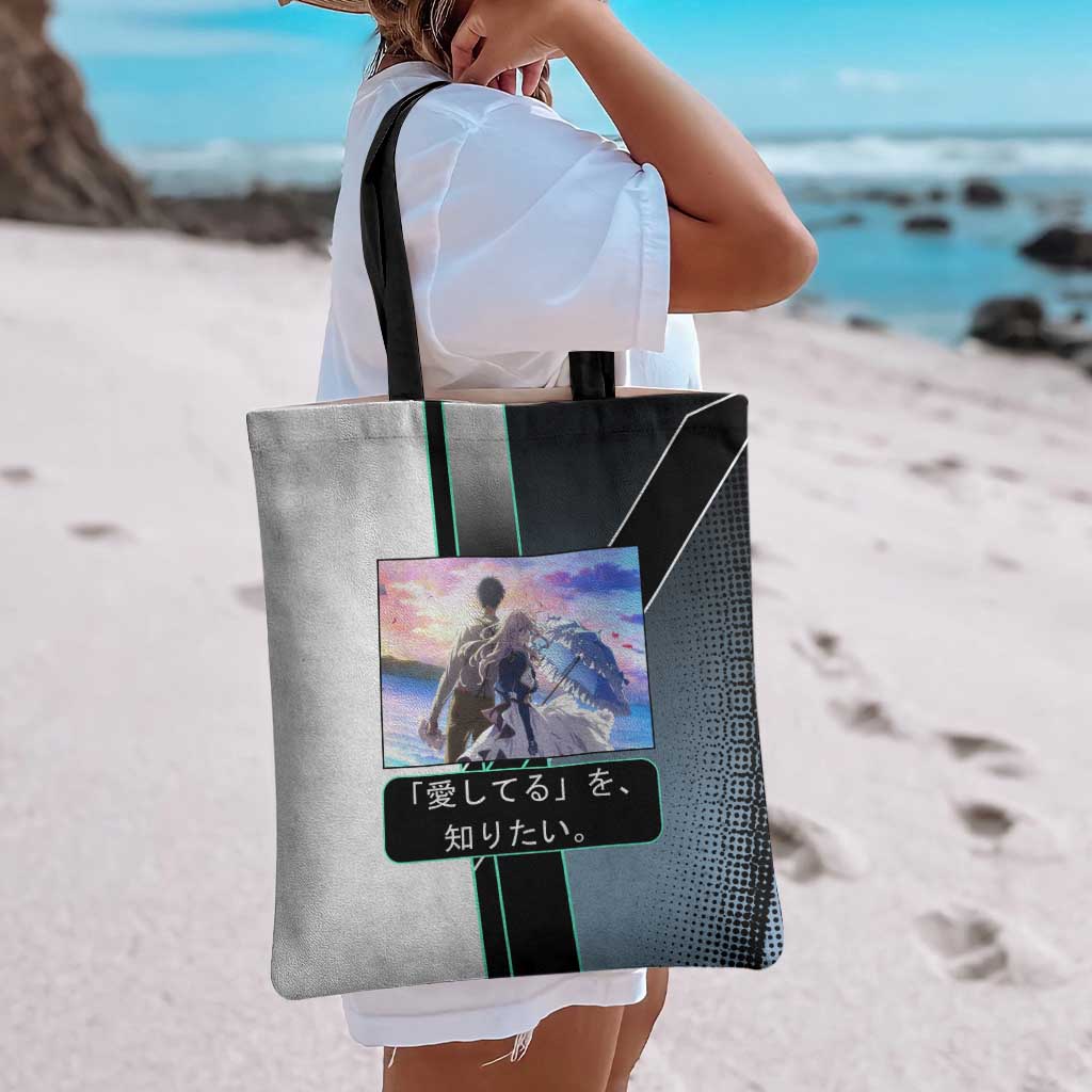 Violet Evergarden Tote Bag Emotional Anime Romanticism Style