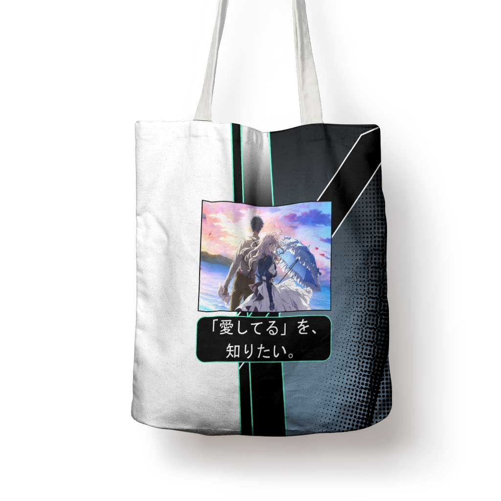 Violet Evergarden Tote Bag Emotional Anime Romanticism Style