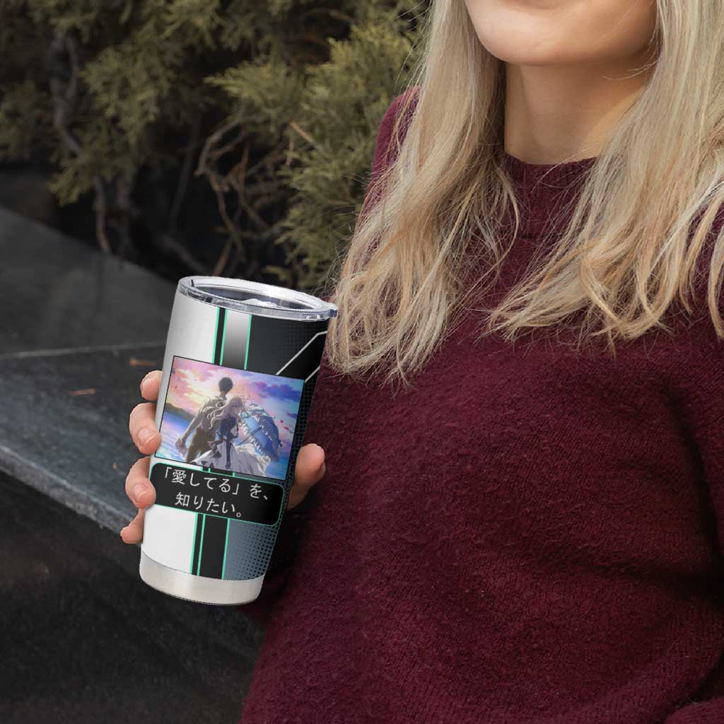 Violet Evergarden Tumbler Cup Emotional Anime Romanticism Style
