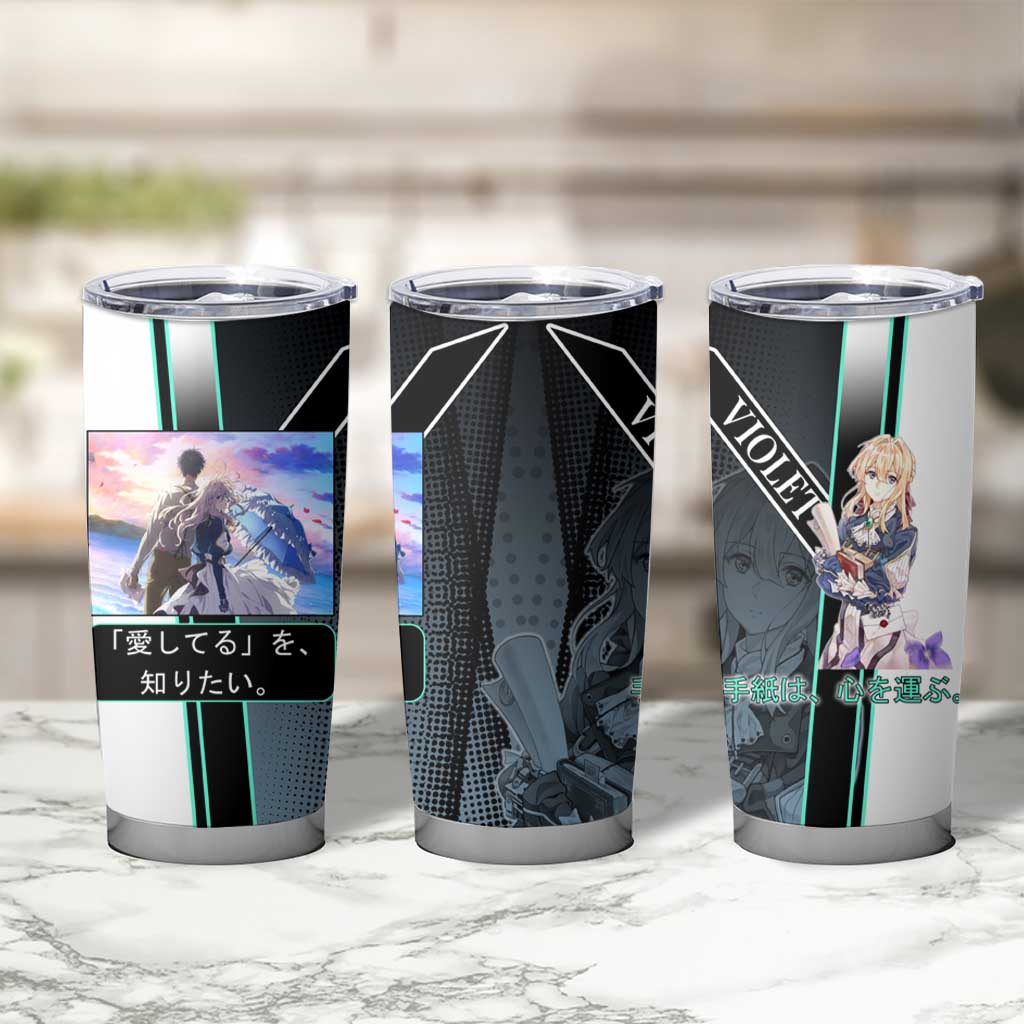 Violet Evergarden Tumbler Cup Emotional Anime Romanticism Style
