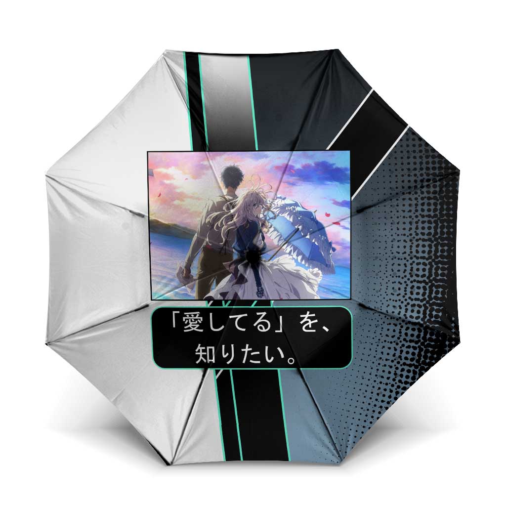 Violet Evergarden Umbrella Emotional Anime Romanticism Style