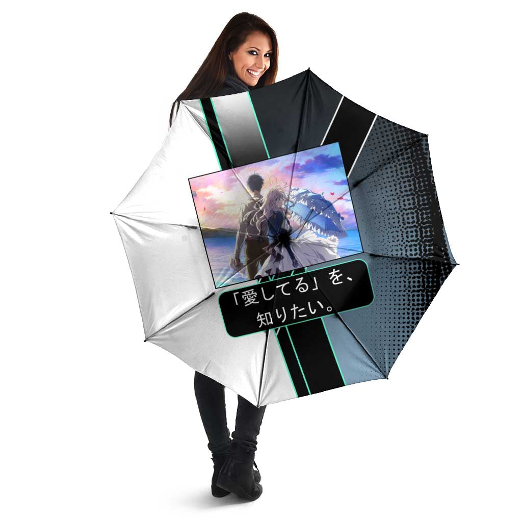 Violet Evergarden Umbrella Emotional Anime Romanticism Style