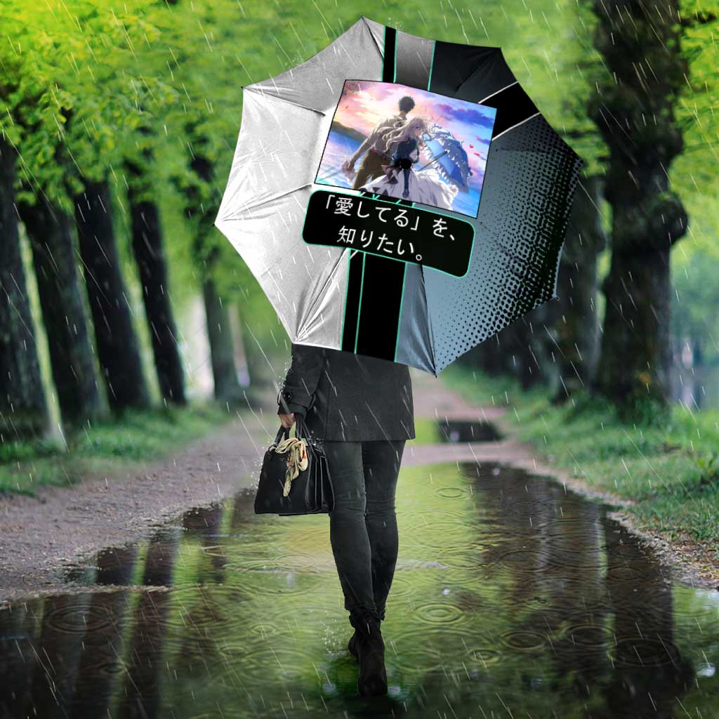 Violet Evergarden Umbrella Emotional Anime Romanticism Style