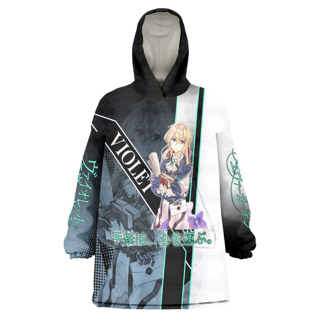 Violet Evergarden Wearable Blanket Hoodie Emotional Anime Romanticism Style