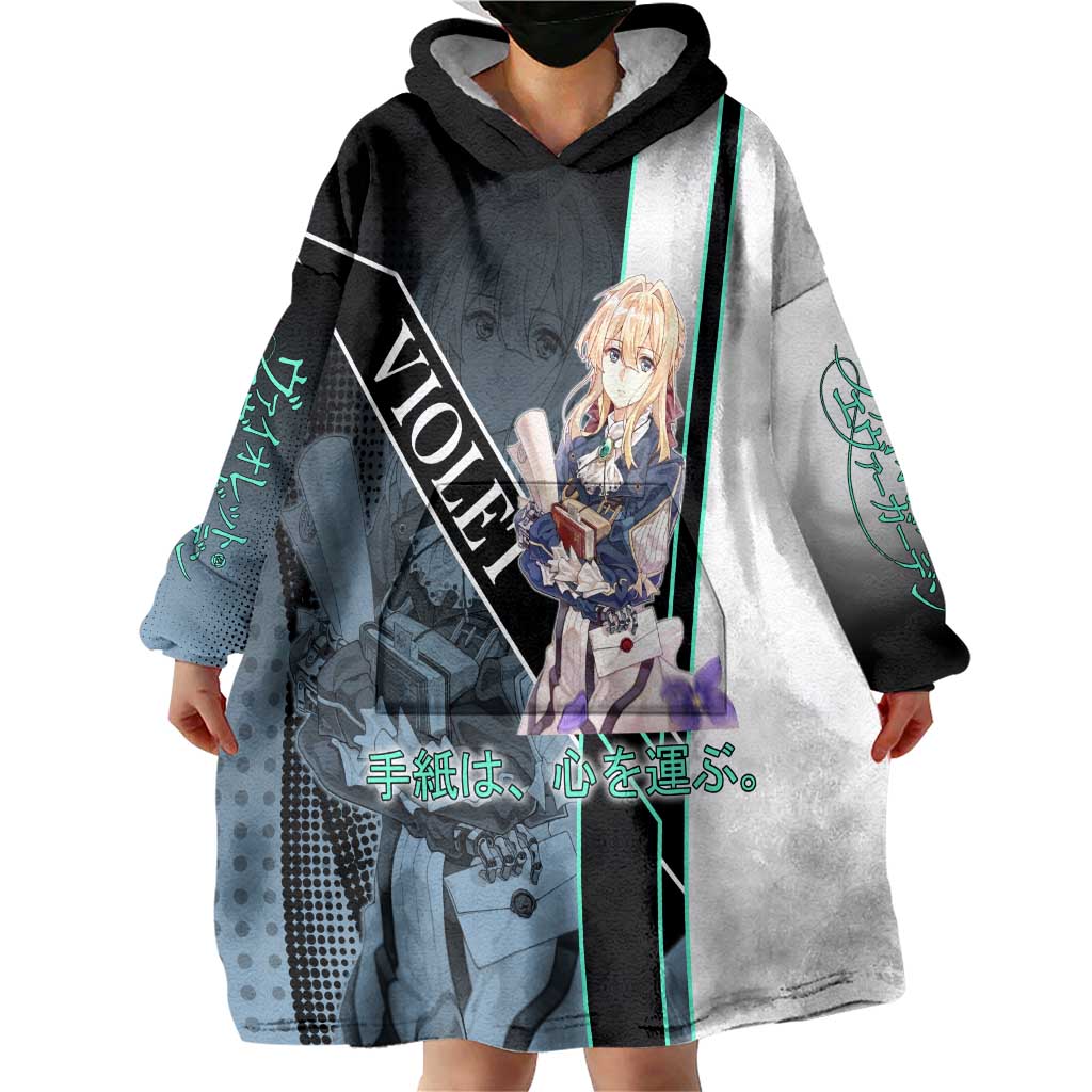 Violet Evergarden Wearable Blanket Hoodie Emotional Anime Romanticism Style