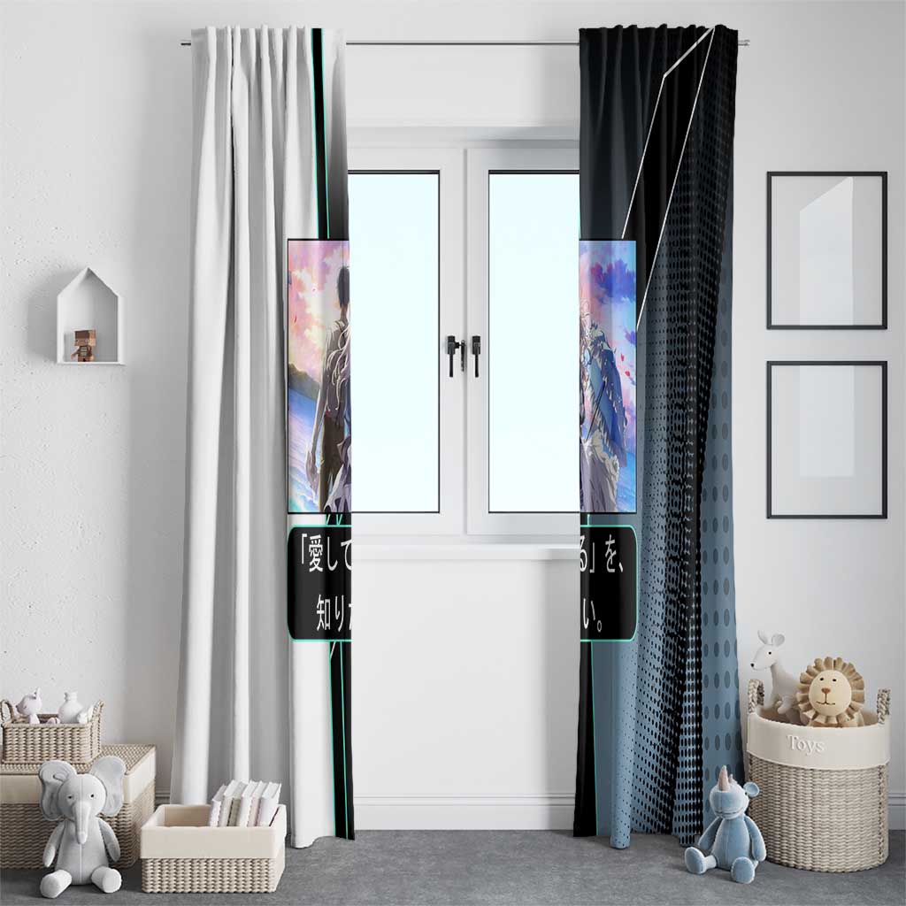 Violet Evergarden Window Curtain Emotional Anime Romanticism Style