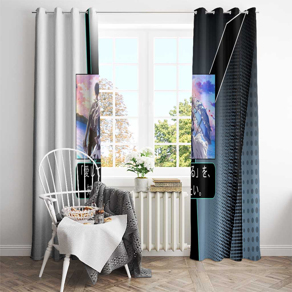 Violet Evergarden Window Curtain Emotional Anime Romanticism Style