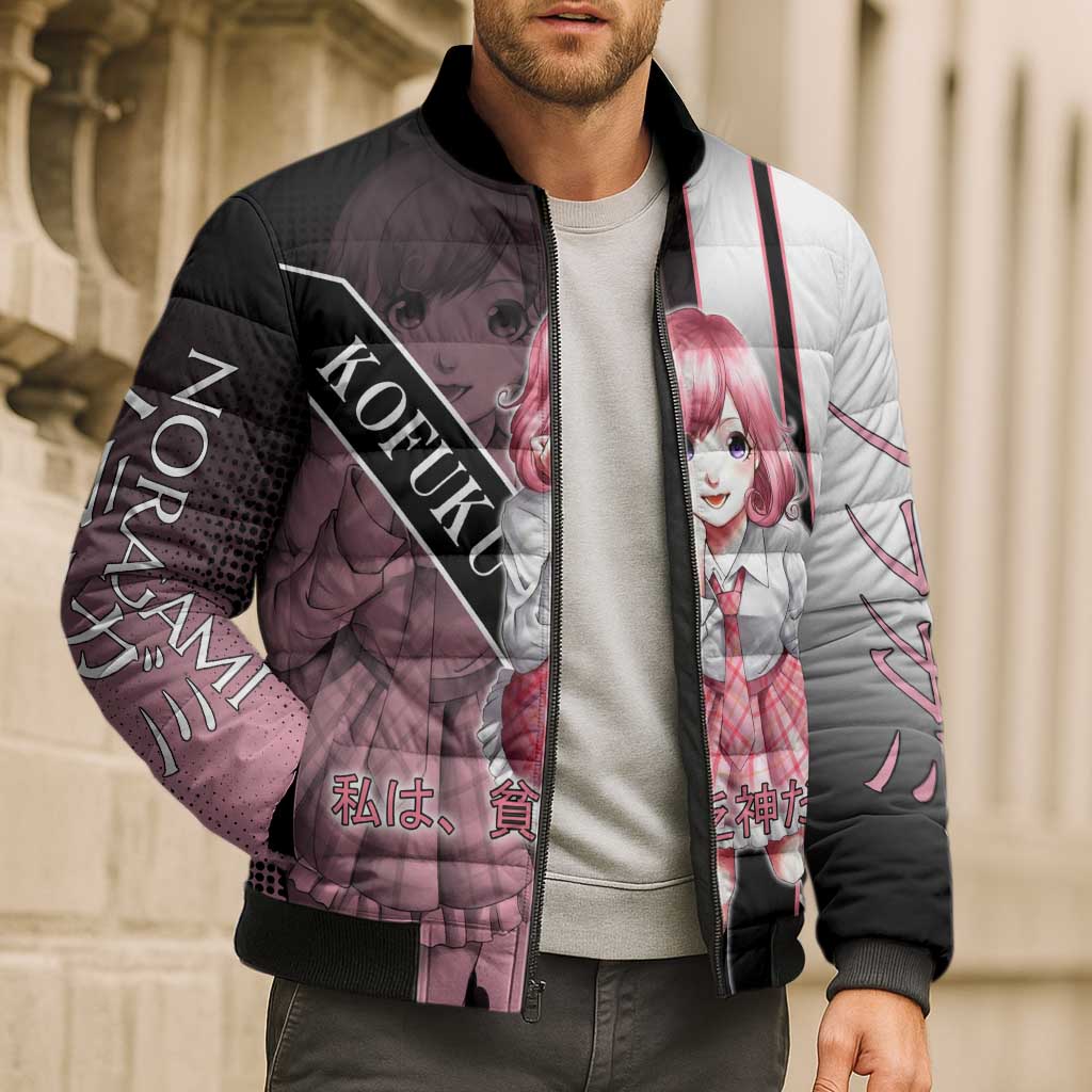 Kofuku Bomber Puffer Jacket Playful Chaoscore Anime Style