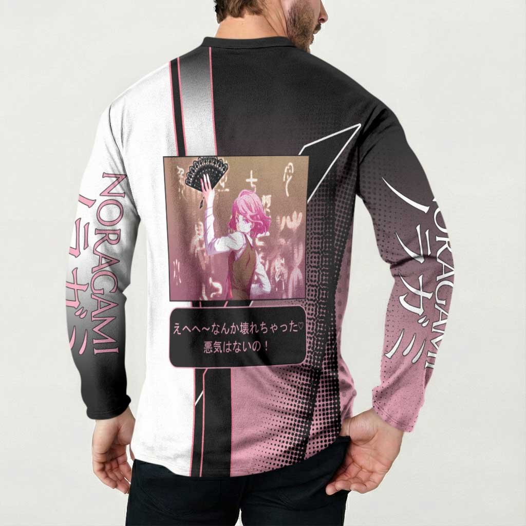 Kofuku Button Sweatshirt Playful Chaoscore Anime Style