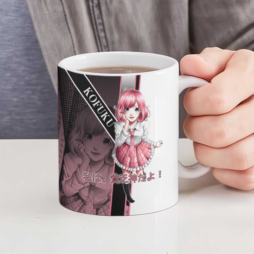 Kofuku Ceramic Mug Playful Chaoscore Anime Style