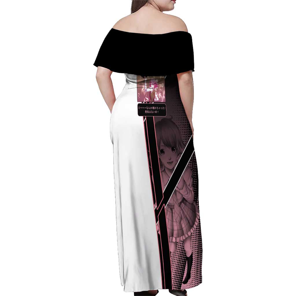 Kofuku Family Matching Off Shoulder Maxi Dress and Hawaiian Shirt Playful Chaoscore Anime Style