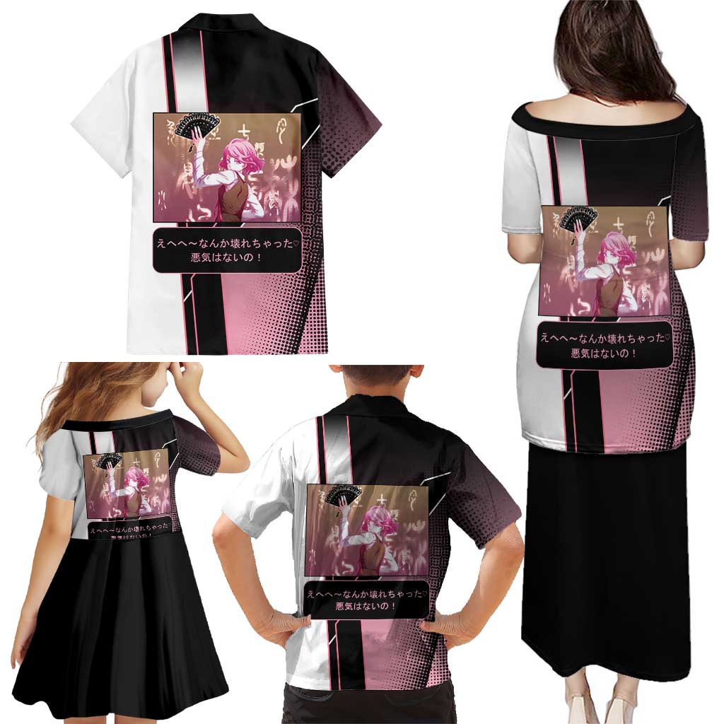 Kofuku Family Matching Puletasi and Hawaiian Shirt Playful Chaoscore Anime Style