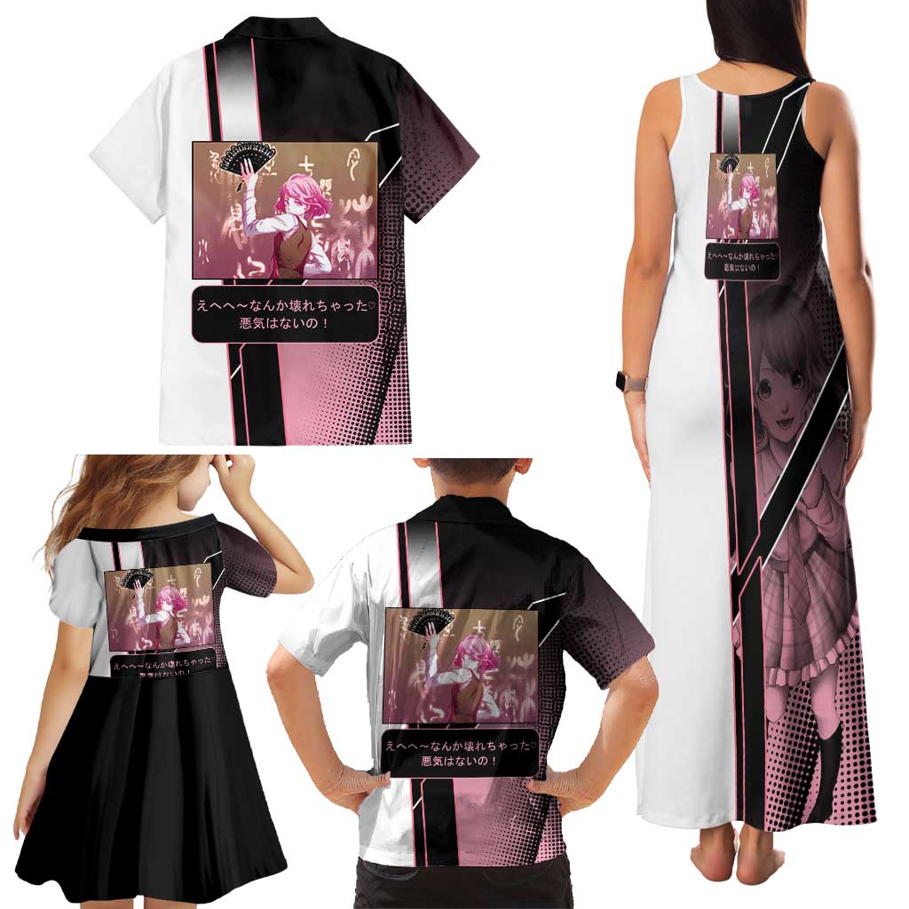 Kofuku Family Matching Tank Maxi Dress and Hawaiian Shirt Playful Chaoscore Anime Style