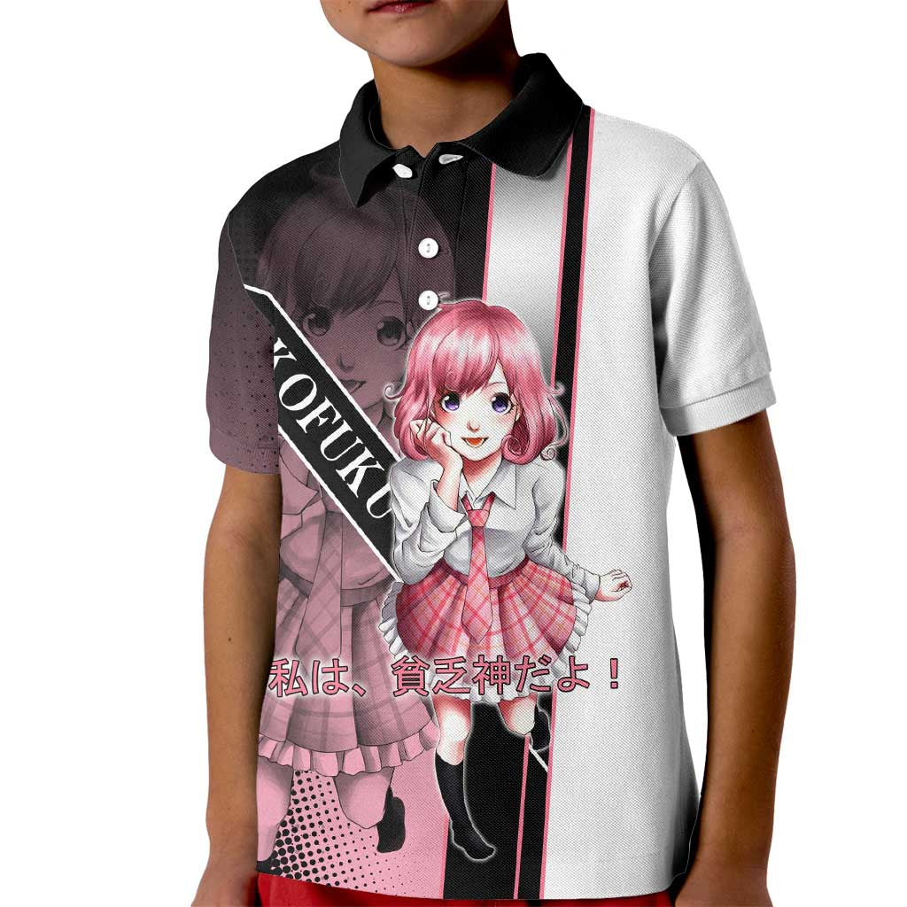 Kofuku Kid Polo Shirt Playful Chaoscore Anime Style