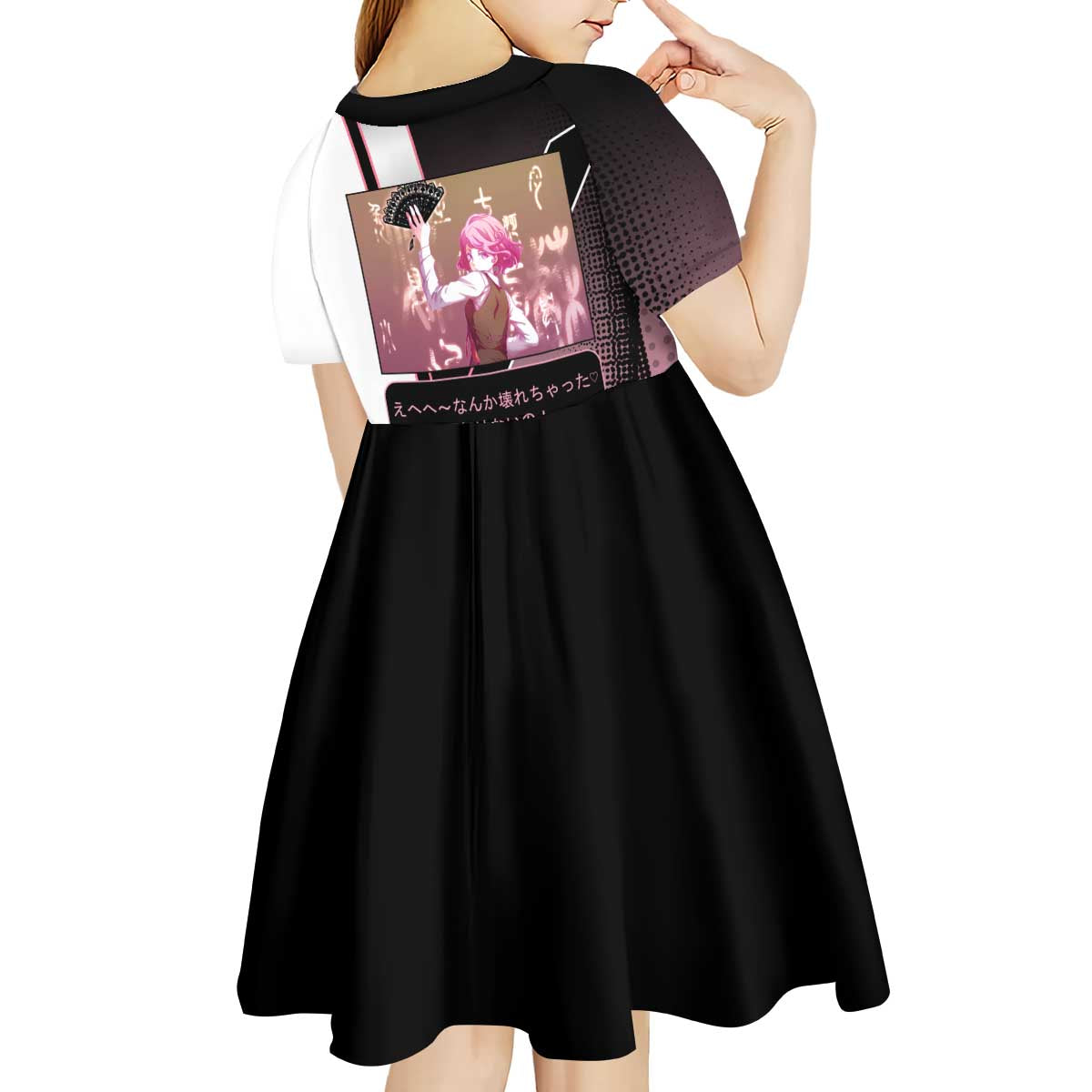 Kofuku Kid Short Sleeve Dress Playful Chaoscore Anime Style