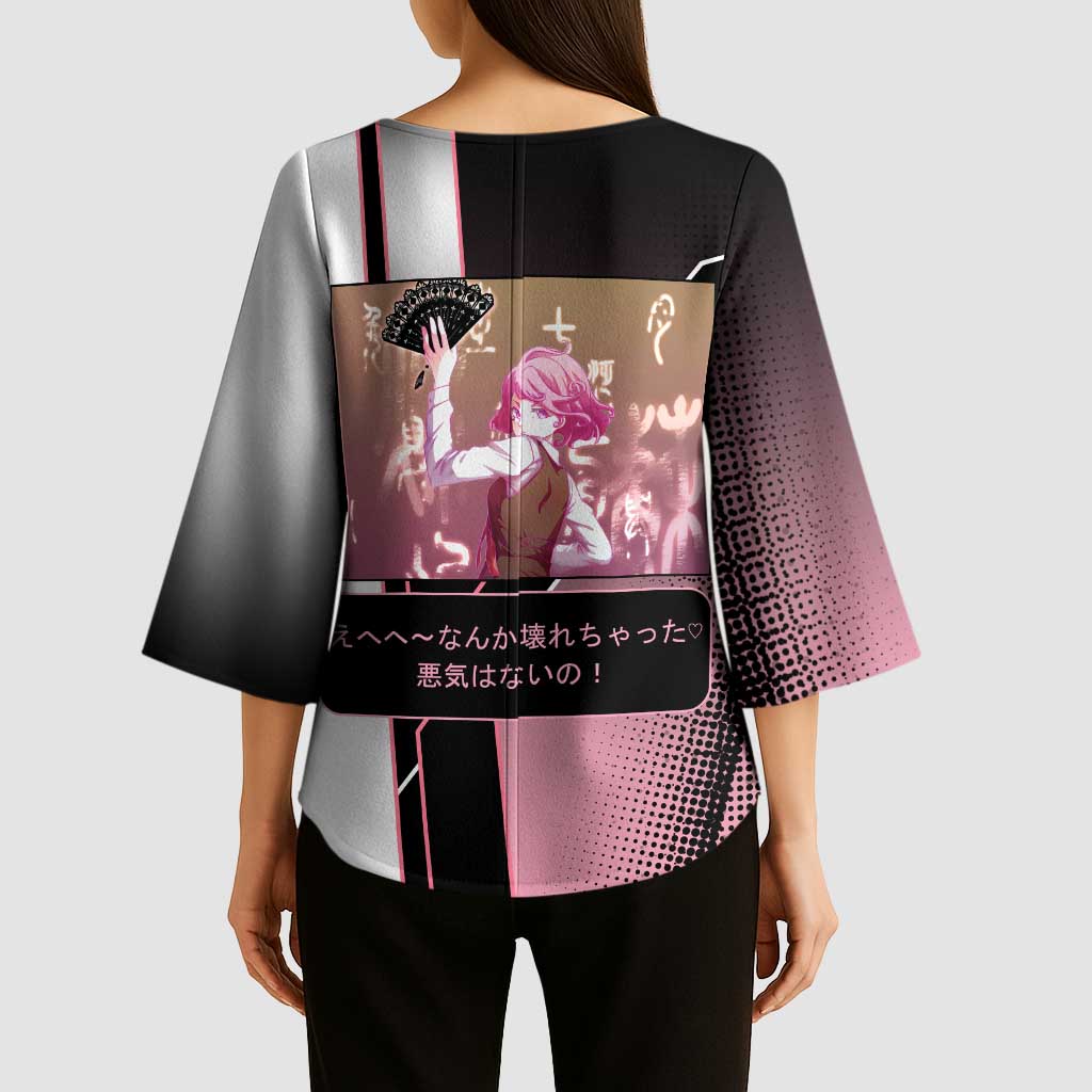 Kofuku Kimono Sleeve Blouse Playful Chaoscore Anime Style