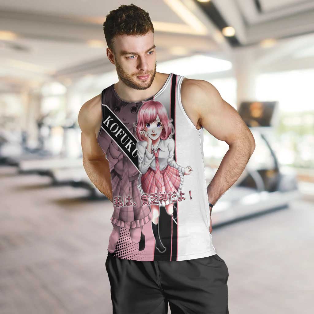 Kofuku Men Tank Top Playful Chaoscore Anime Style