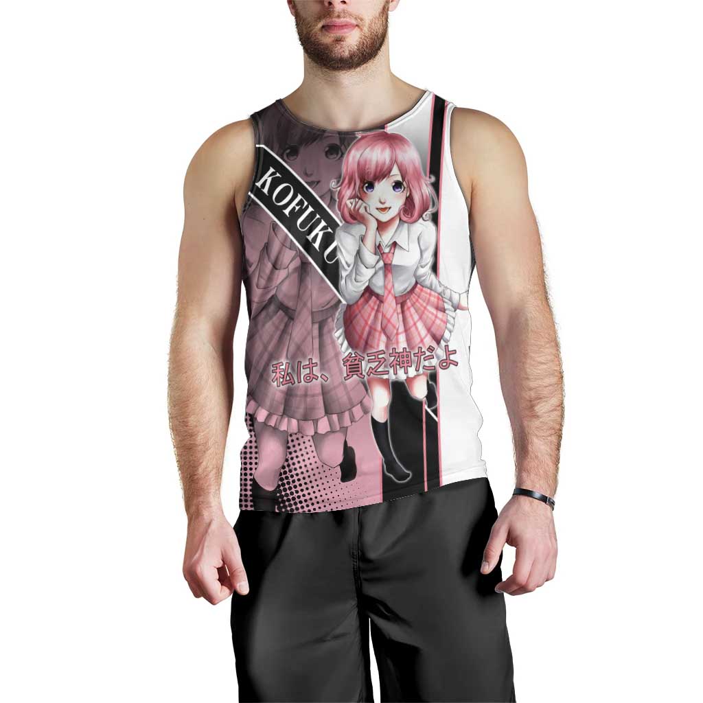 Kofuku Men Tank Top Playful Chaoscore Anime Style