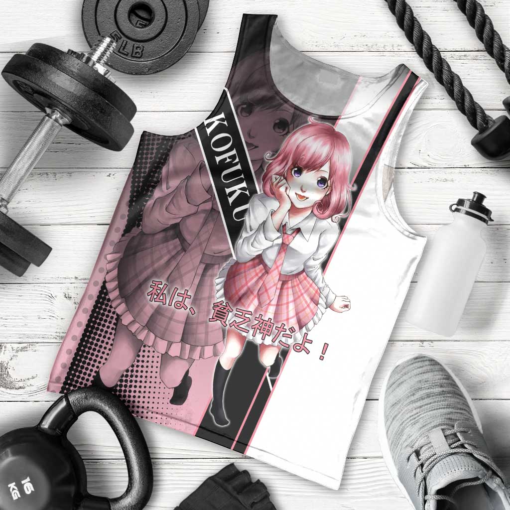 Kofuku Men Tank Top Playful Chaoscore Anime Style
