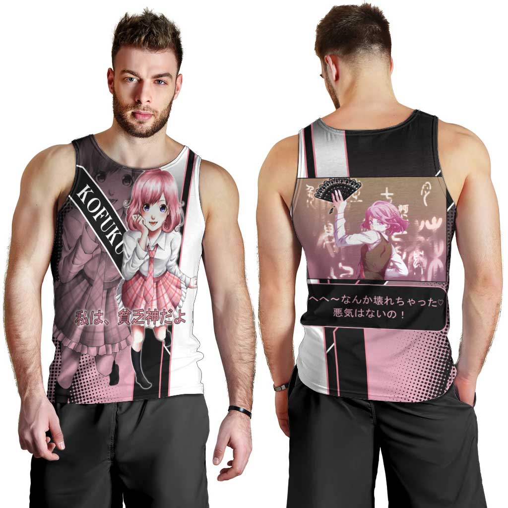 Kofuku Men Tank Top Playful Chaoscore Anime Style