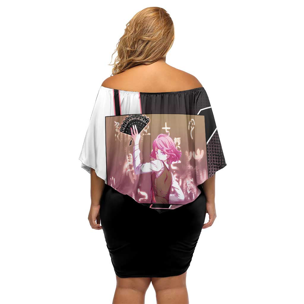 Kofuku Off Shoulder Short Dress Playful Chaoscore Anime Style