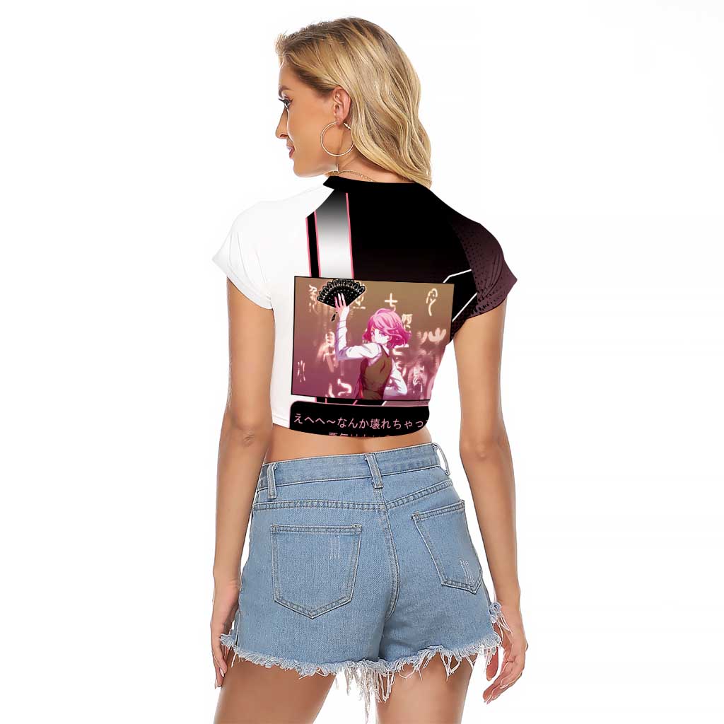 Kofuku Raglan Cropped T Shirt Playful Chaoscore Anime Style