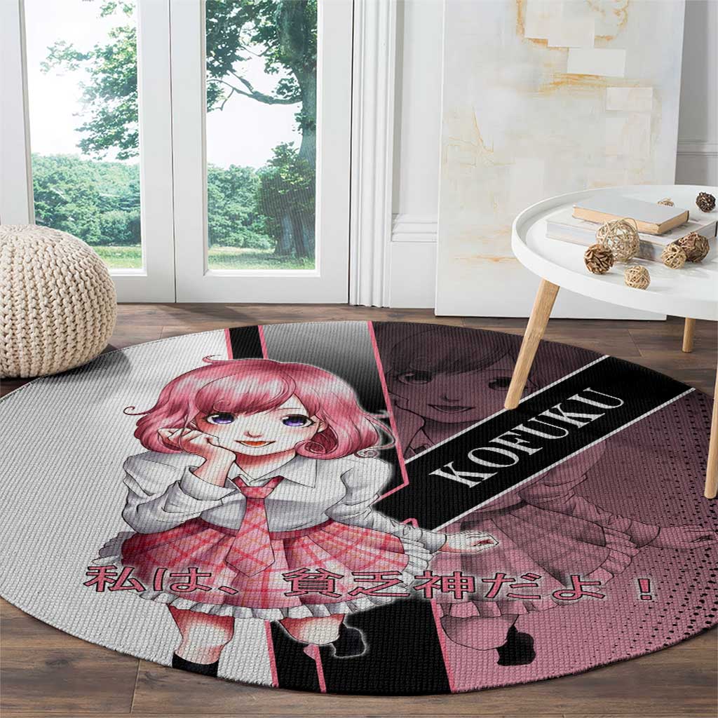Kofuku Round Carpet Playful Chaoscore Anime Style