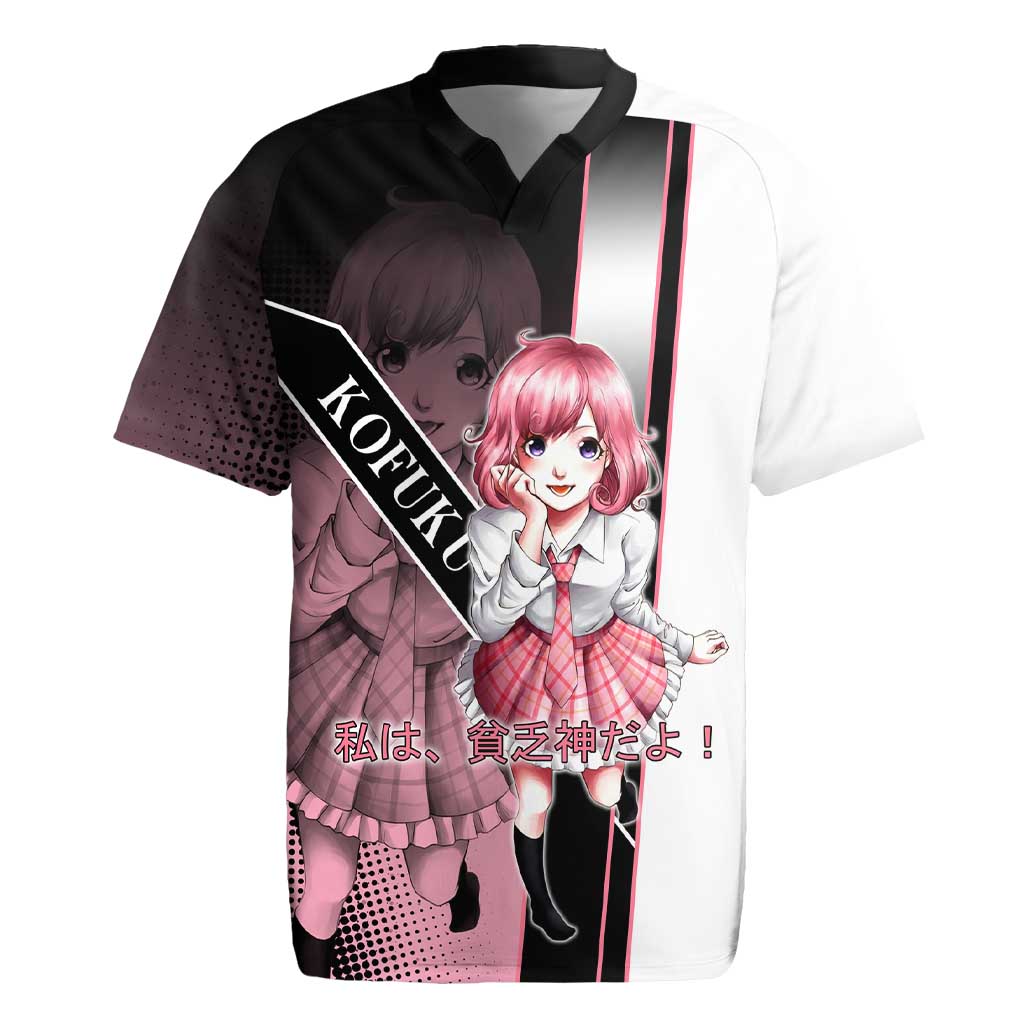 Kofuku Rugby Jersey Playful Chaoscore Anime Style