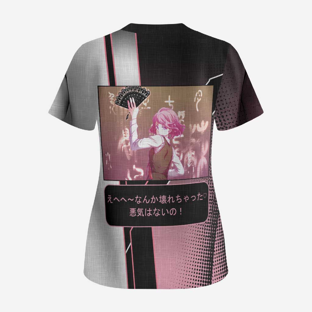Kofuku Scrub Top Playful Chaoscore Anime Style