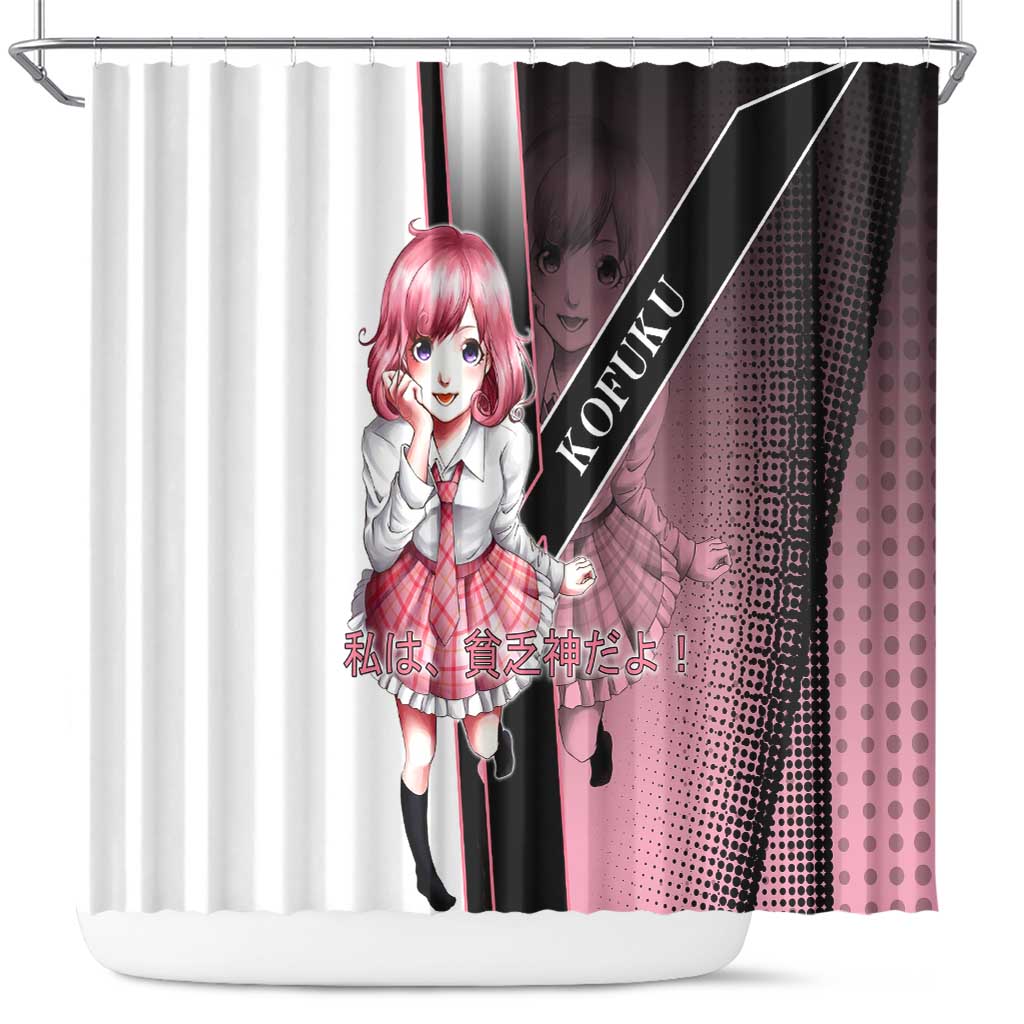 Kofuku Shower Curtain Playful Chaoscore Anime Style
