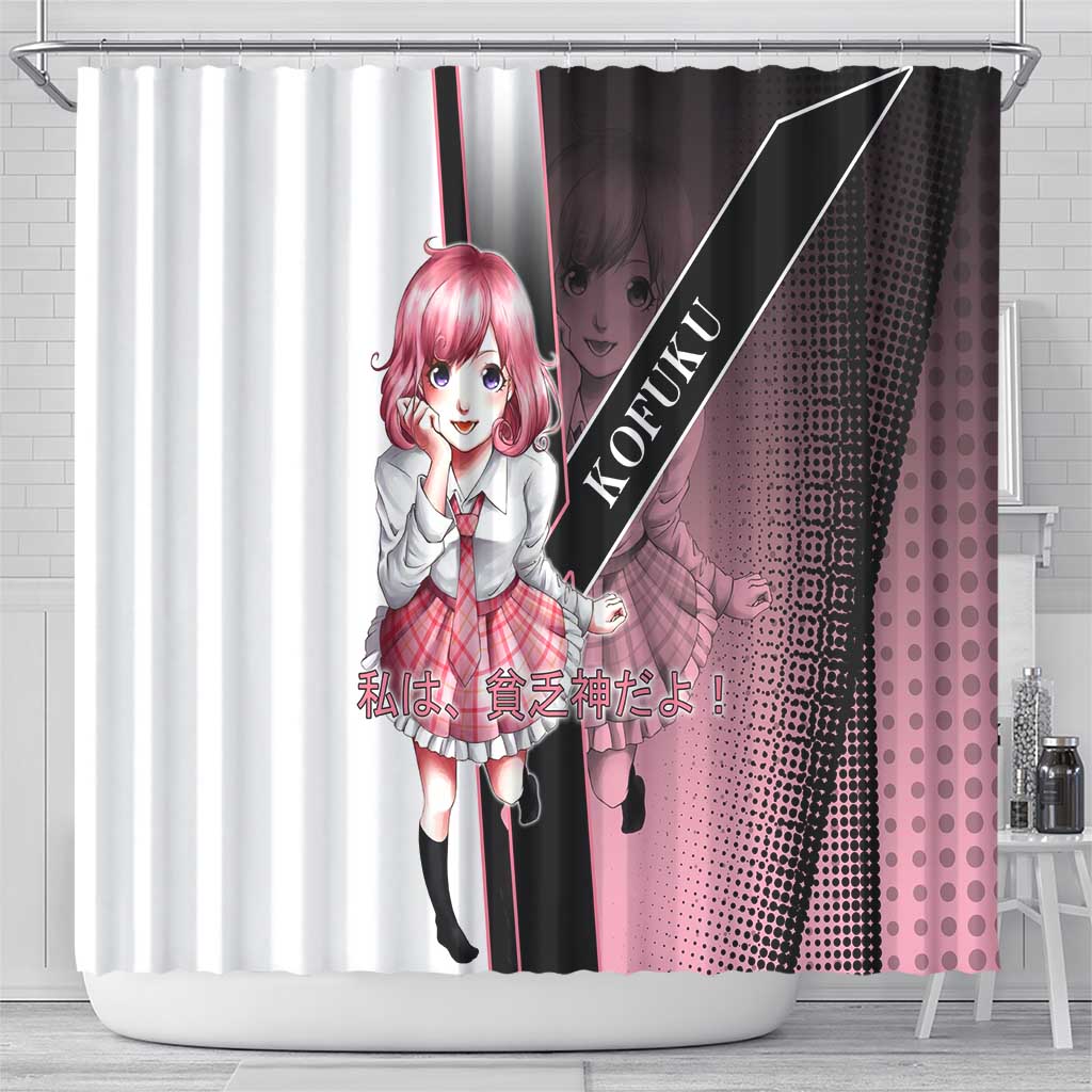 Kofuku Shower Curtain Playful Chaoscore Anime Style