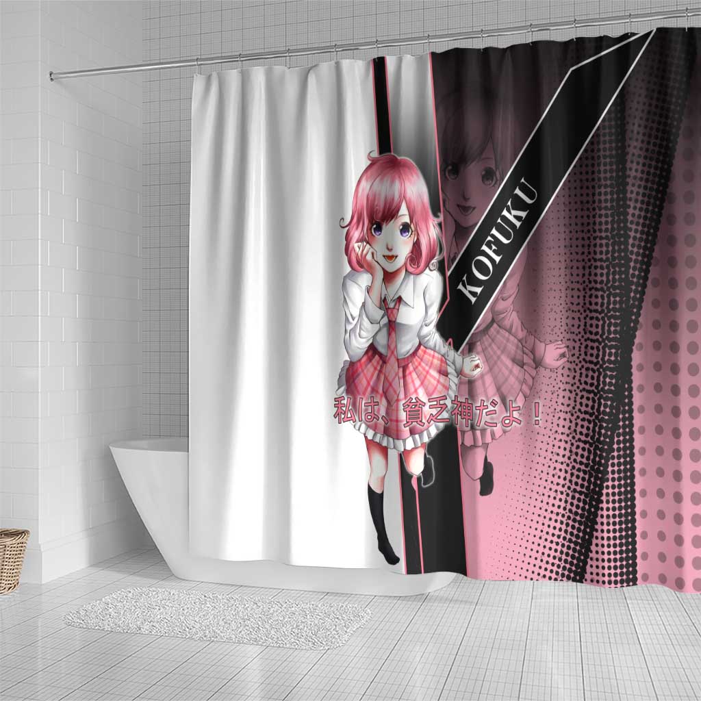 Kofuku Shower Curtain Playful Chaoscore Anime Style