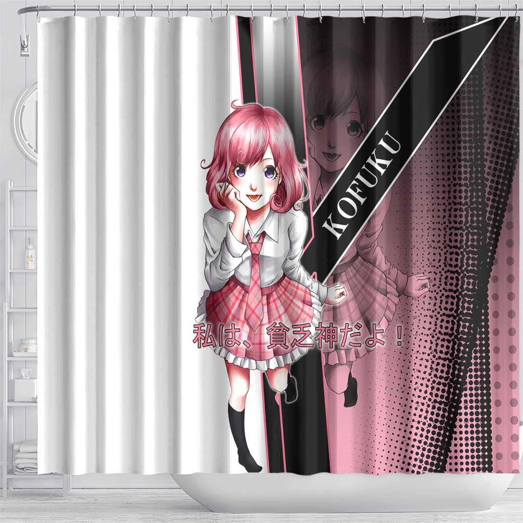 Kofuku Shower Curtain Playful Chaoscore Anime Style