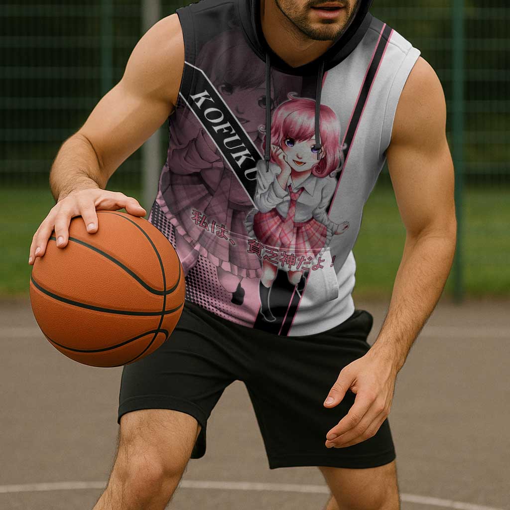Kofuku Sleeveless Hoodie Playful Chaoscore Anime Style