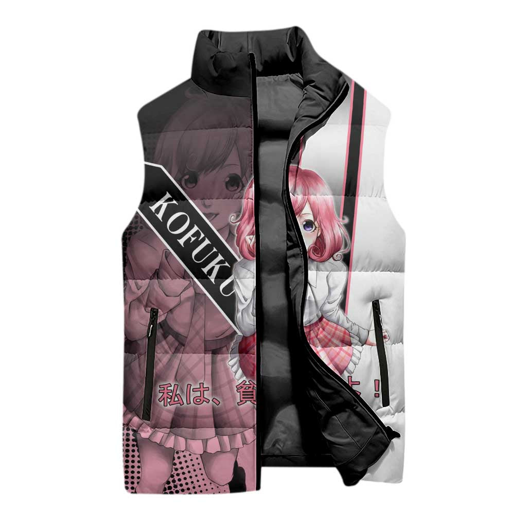 Kofuku Sleeveless Puffer Jacket Playful Chaoscore Anime Style