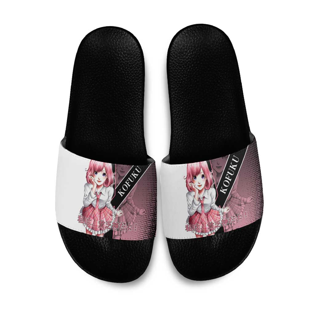 Kofuku Slide Sandals Playful Chaoscore Anime Style