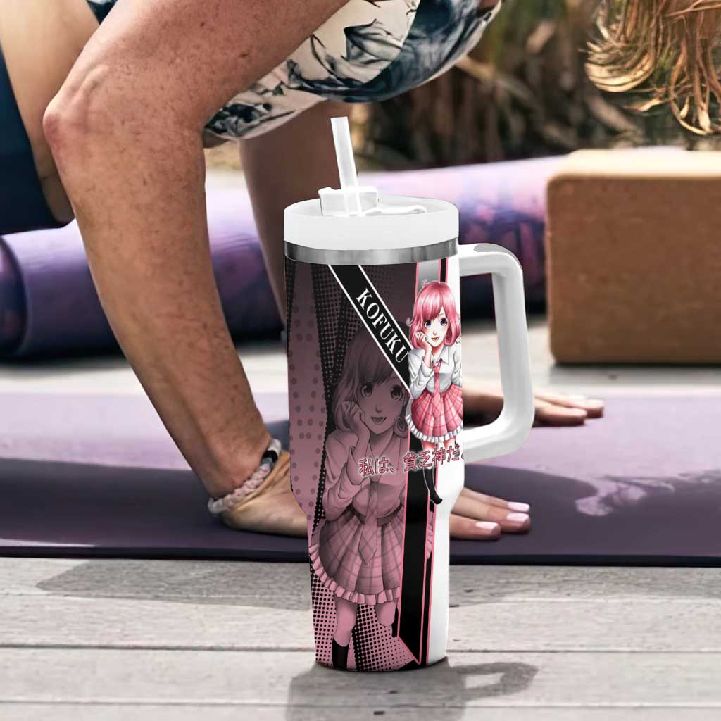 Kofuku Tumbler With Handle Playful Chaoscore Anime Style