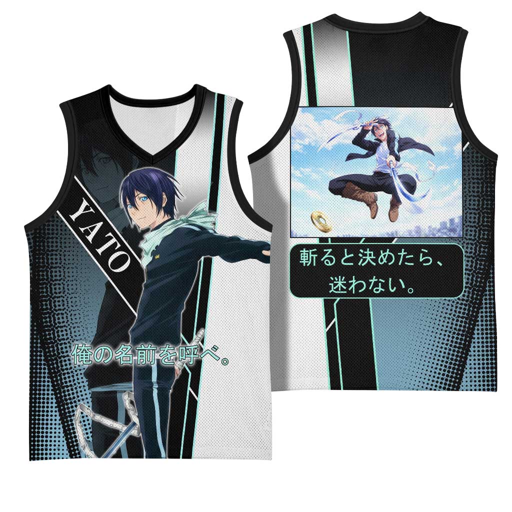 Yato Basketball Jersey Urban Celestial Anime Style