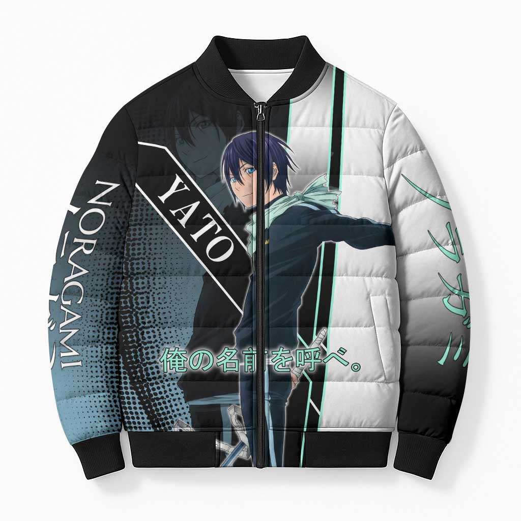Yato Bomber Puffer Jacket Urban Celestial Anime Style