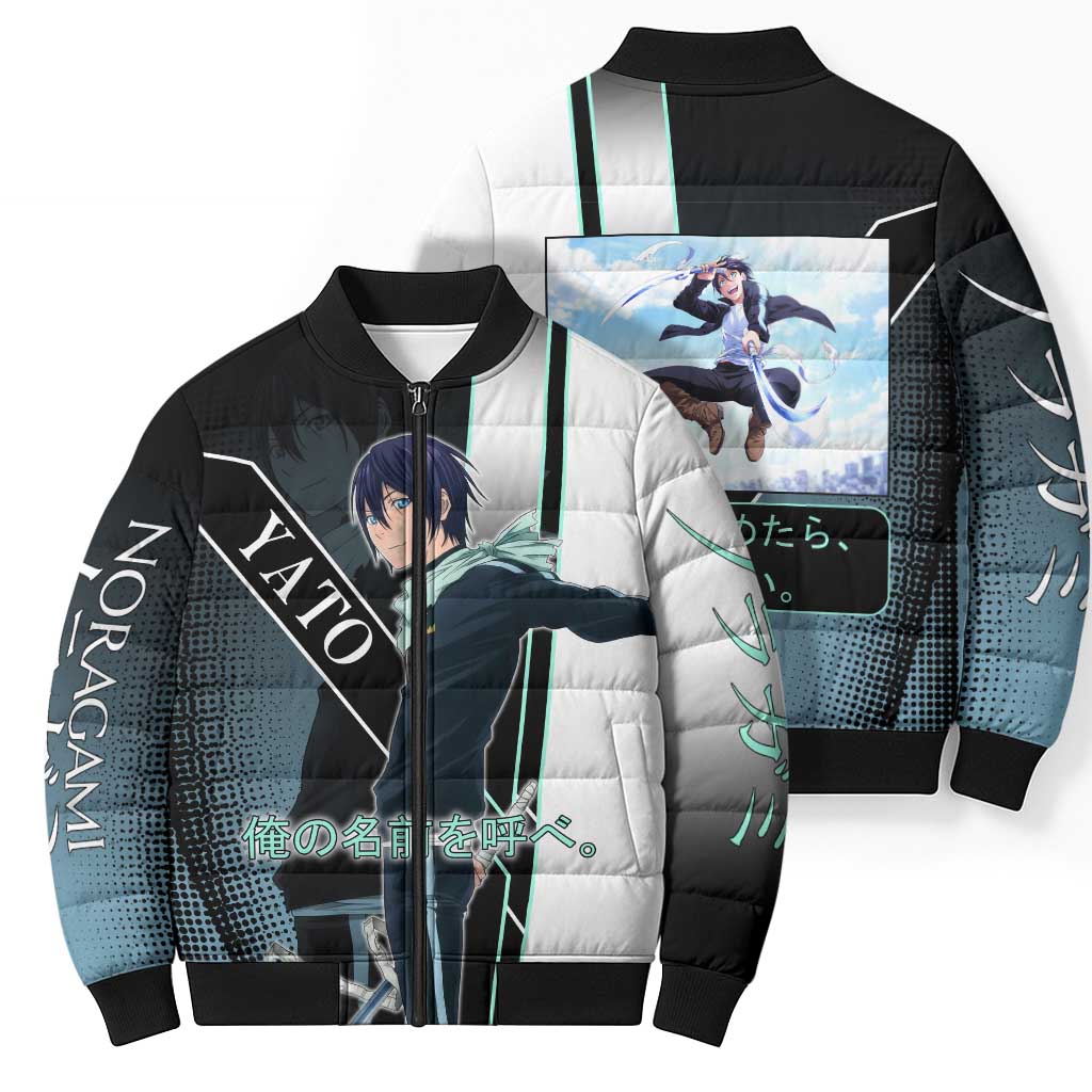 Yato Bomber Puffer Jacket Urban Celestial Anime Style