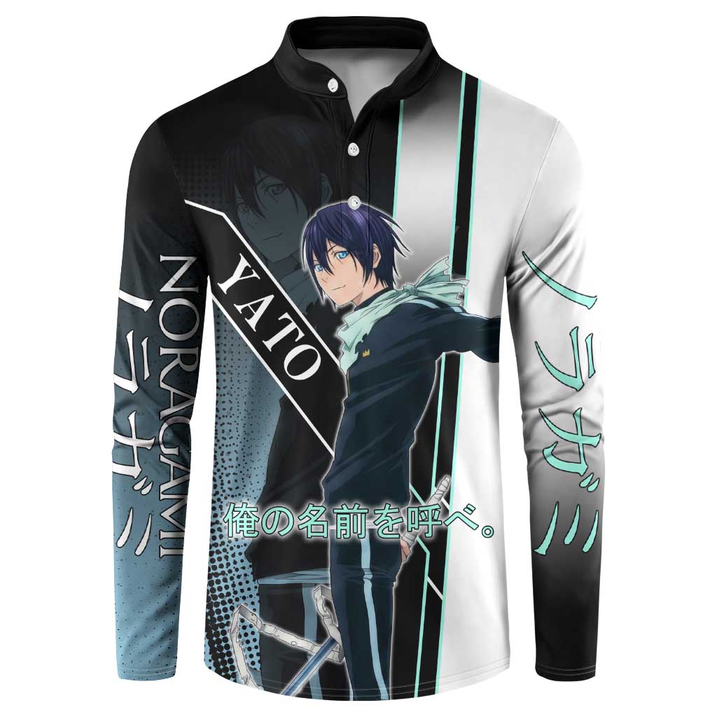 Yato Button Sweatshirt Urban Celestial Anime Style