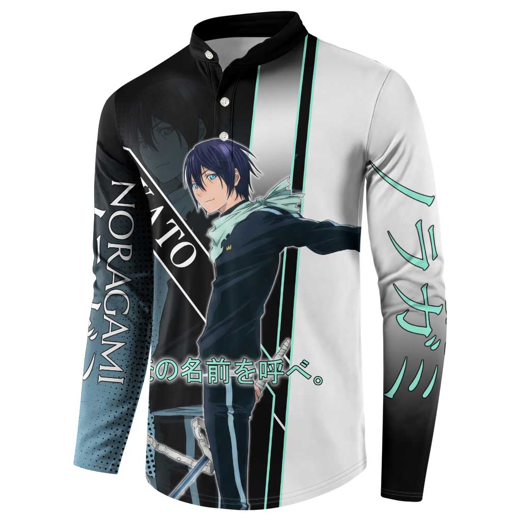 Yato Button Sweatshirt Urban Celestial Anime Style